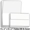 White Cardstock Thick Paper Blank Place Tent Folded A2 Cards - Greeting Invitations Stationary - 4 1/4 x 5 1/2" Heavy weight 80 lb Card Stock for Printer (Bright)
